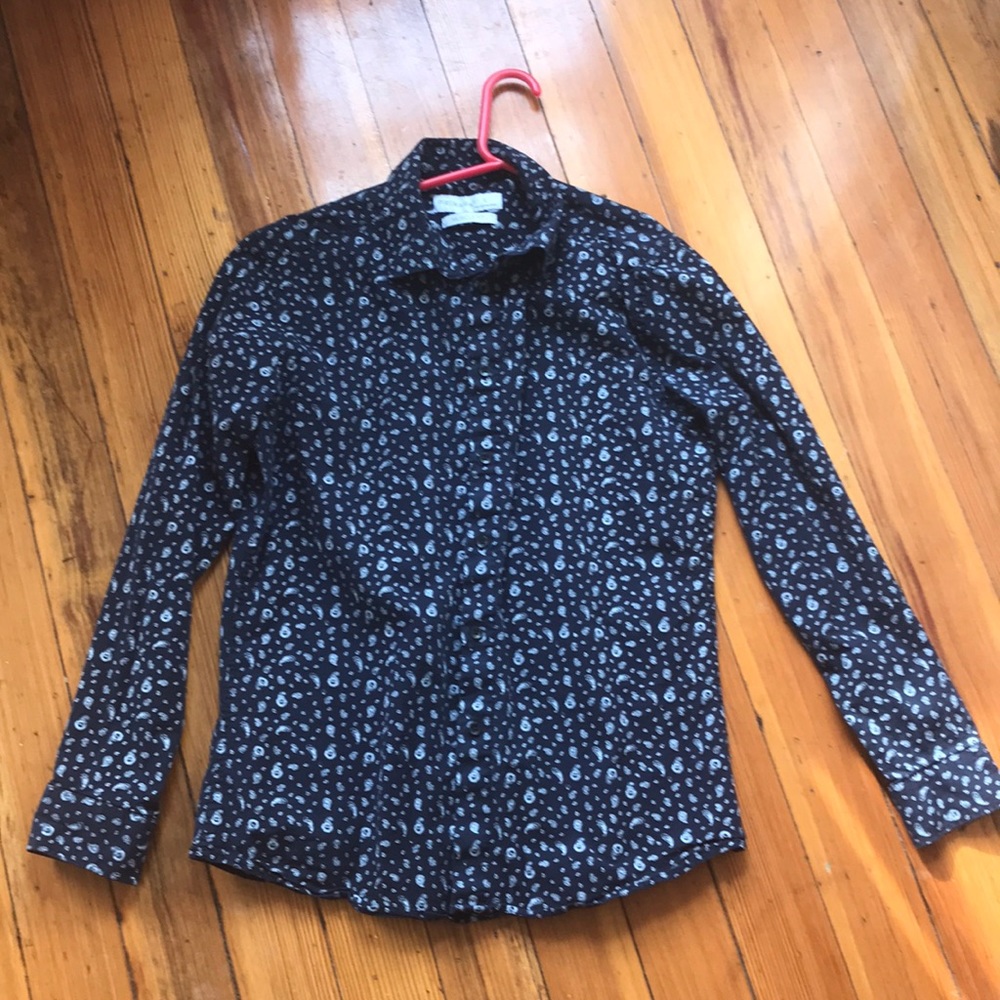 Primark men’s collared paisley shirt size large